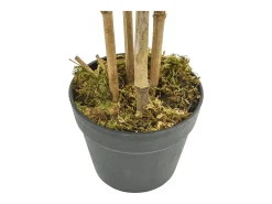 Árbol de bambú artificial con 552 hojas 120 cm ES497722 Verde Clearance