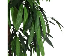 Planta Artificial-Árbol de mango artificial 900 hojas 180 cm Verde