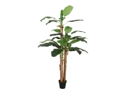 Planta Artificial-Árbol de plátano artificial 18 hojas 150 cm ES944650 Verde
