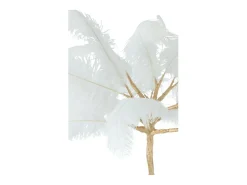 J-Line Planta Artificial-Árbol de plumas con base de metal 140x140x190 cm Dorado