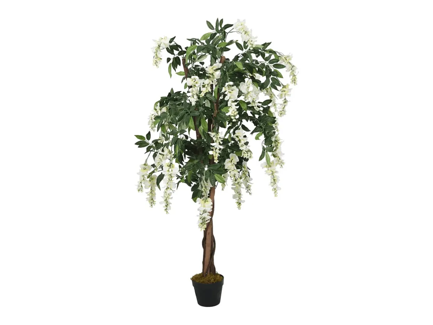 Discount Árbol de wisteria artificial 840 hojas y blanco 150 cm ES365429 Verde