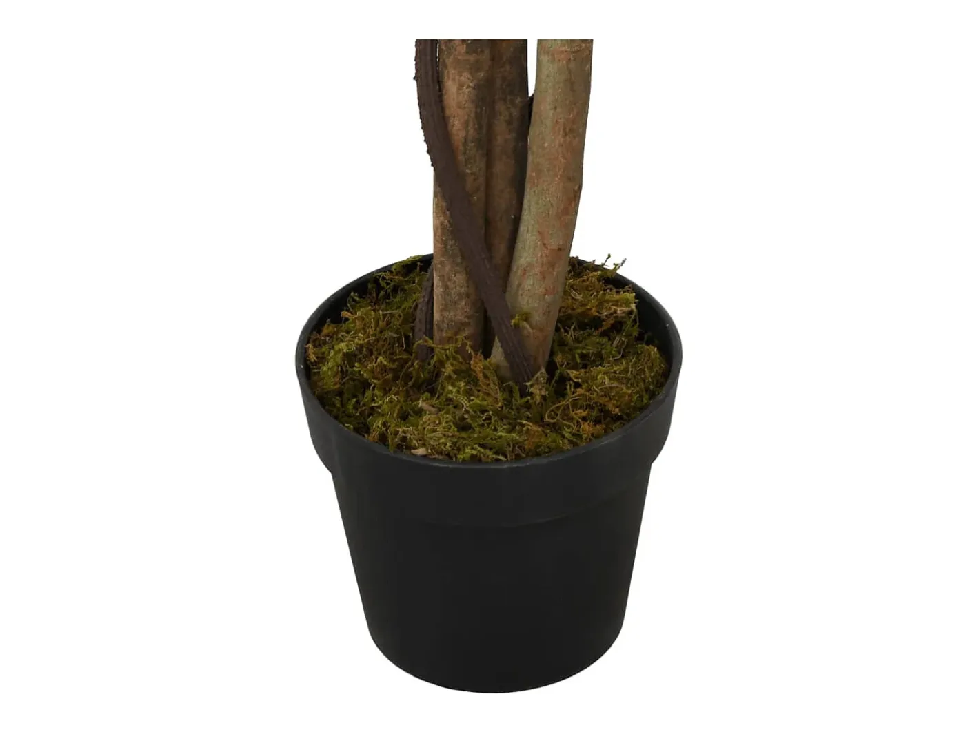 Planta Artificial-Árbol ficus artificial con 756 hojas 150 cm ES454448 Verde