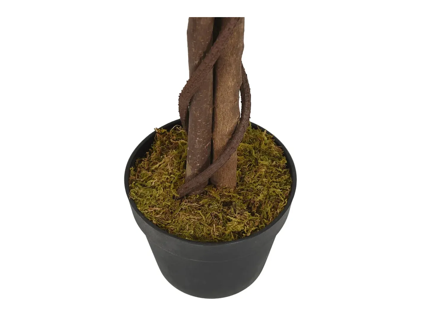 Planta Artificial-Árbol ficus artificial con 756 hojas 150 cm ES959827 Verde