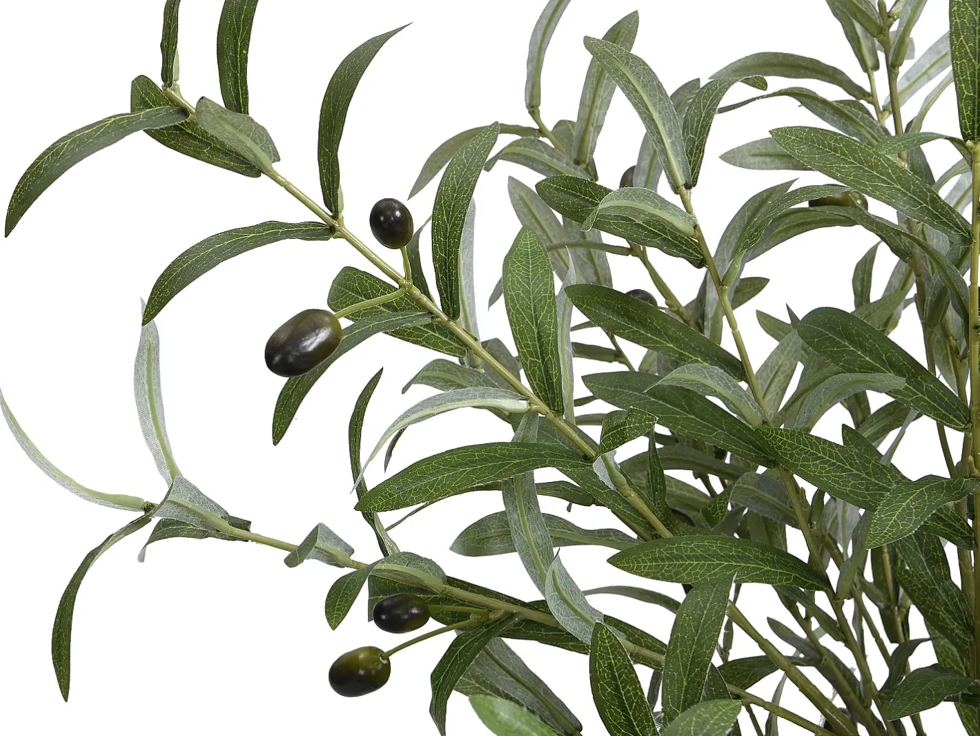 OZAIA Árbol, planta, arbusto artificial olivo- Alt. 120 x D.40 cm- HUESCA Verde Clearance