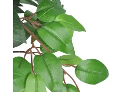 Planta Artificial-Árbol/ Planta de ficus artificial en maceta, 110 cm ES746161 Verde