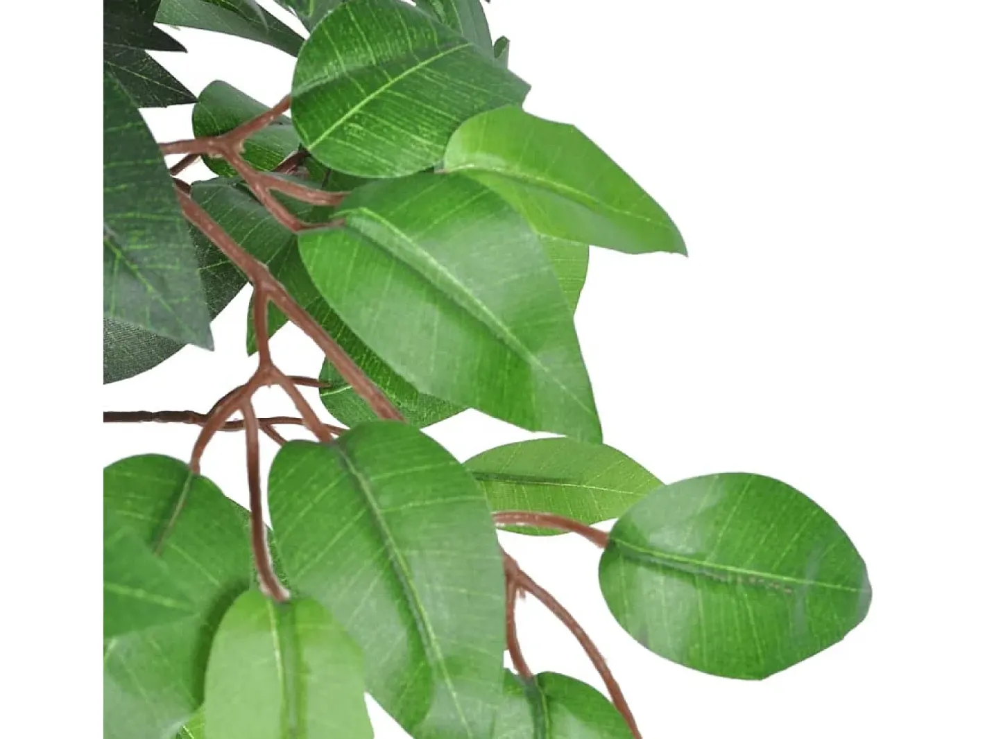 Planta Artificial-Árbol/ Planta de ficus artificial en maceta, 110 cm ES746161 Verde