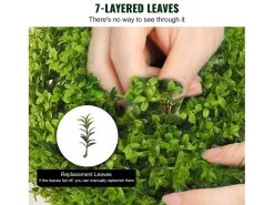 Árbol Topiario Artificial SucceBuy Árbol Topiario Artificial de 2 Pies, Planta Falsa, Hojas Reemplazables, Decoración Del Hogar. Verde Online