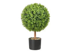 Árbol Topiario Artificial SucceBuy Árbol Topiario Artificial de 2 Pies, Planta Falsa, Hojas Reemplazables, Decoración Del Hogar. Verde Online