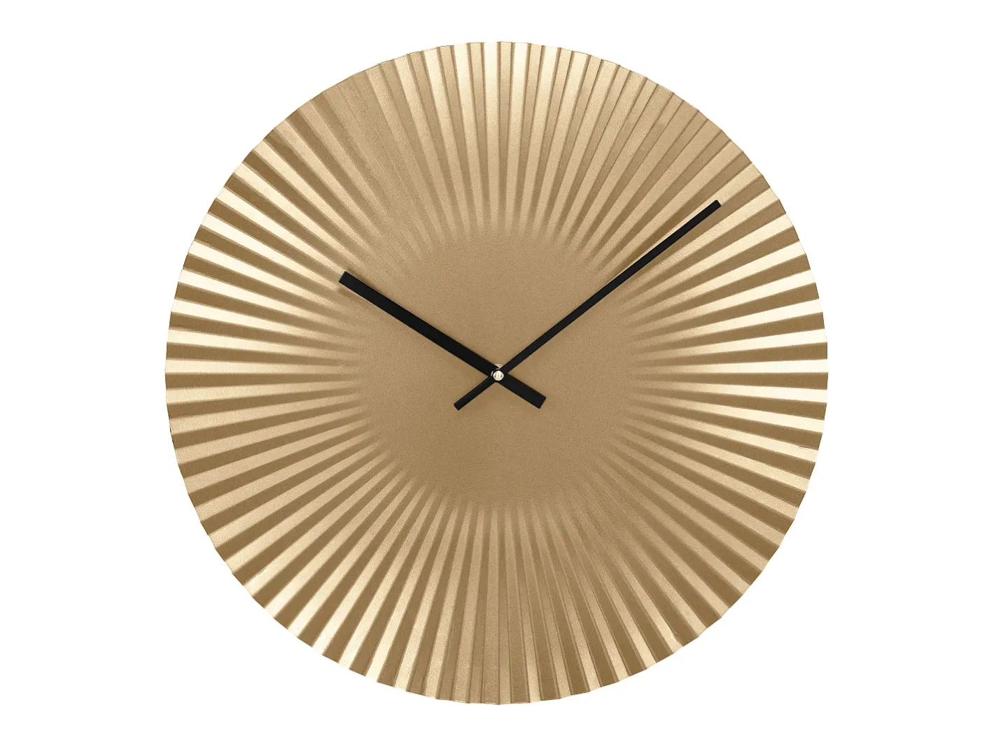 OZAIA Reloj De Pared-Reloj de pared Art Déco - Diámetro 50 cm - Metal - - FELINAR Dorado