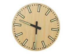 Best Reloj de pared con escalas y agujas luminosas Ø30 cm ES736624 Amarillo