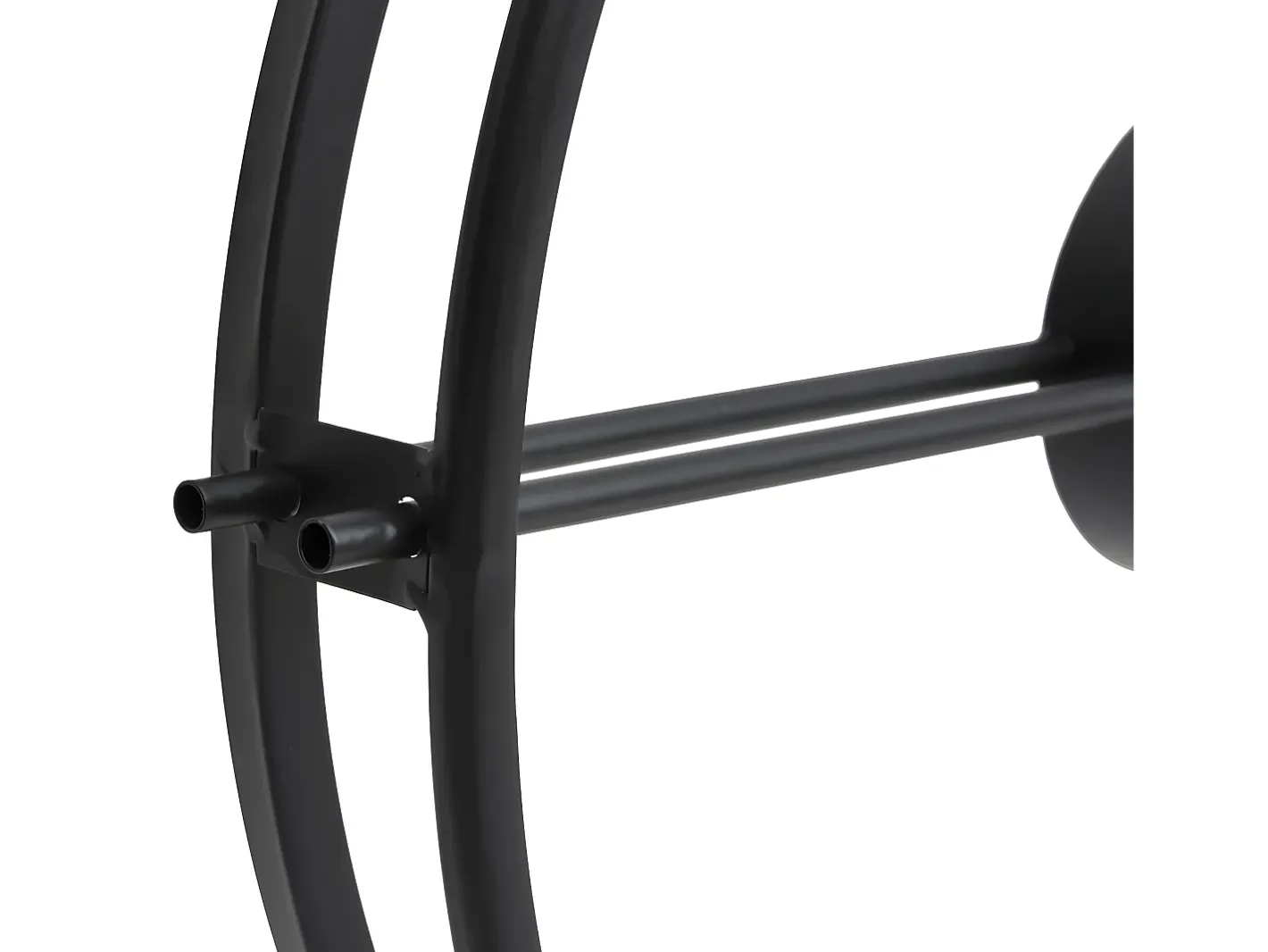 Best Reloj de pared de hierro 52 cm ES511616 Negro