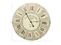 Reloj De Pared-Reloj de pared de MDF 60 cm ES588843 Multicolor