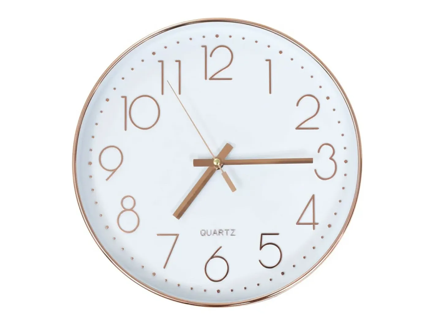 Hot vidaxl Reloj de pared redondo /dorado Ø30 cm Rosa