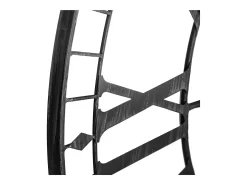 Atmosphera Reloj de Pared Tibor, , 88 cm, para Salón y Comedor, Diseño Moderno Negro Hot