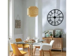 Atmosphera Reloj De Pared-Reloj de Pared Vintage Industrial D 36,5 cm Negro