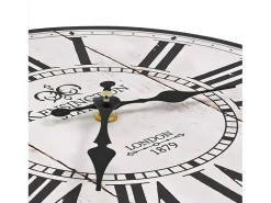 Reloj vintage de pared London 30 cm ES223219 Blanco