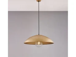 Lámpara Suspendida-Remitente - Lámpara colgante negra Ø50 con acabado antiguo y cable textil ajustable, 1 luz Dorado