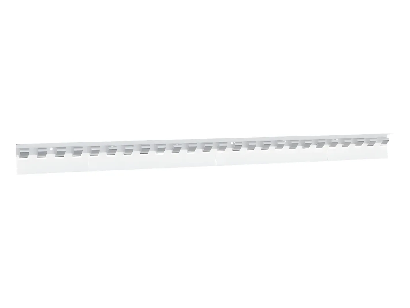 Riel de cortina acero inoxidable 1 m ES325386 Plateado