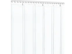 Rollo de cortina de tiras PVC 2mm x 200mm 25 m ES483854 Transparente Hot