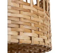 Les Tendances Lámpara Suspendida-Rosario suspensión de mimbre claro D 60 x A 60 cm Color natural claro