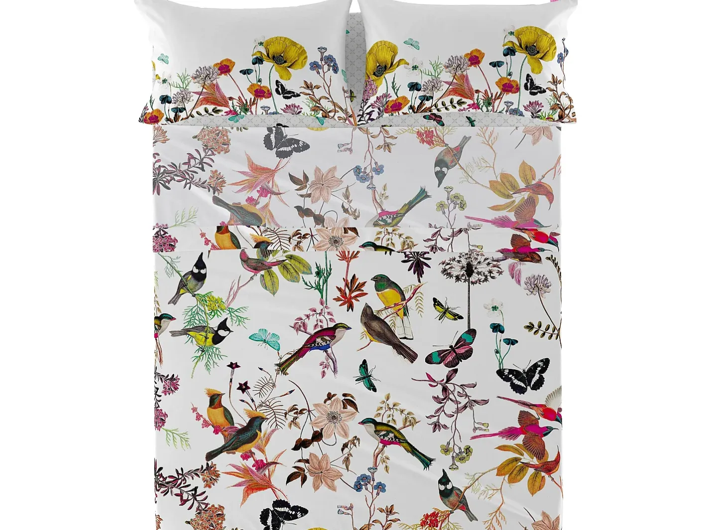 Happyfriday Sabana Cama 105 (180x270 cm) Birds of paradise Multicolor Discount