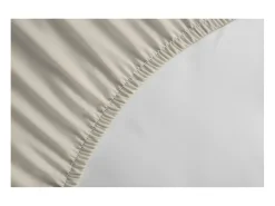 Sale Sábana Ajustable 100% Algodón 180x200 + Profundidad 35 cm Claro Beige