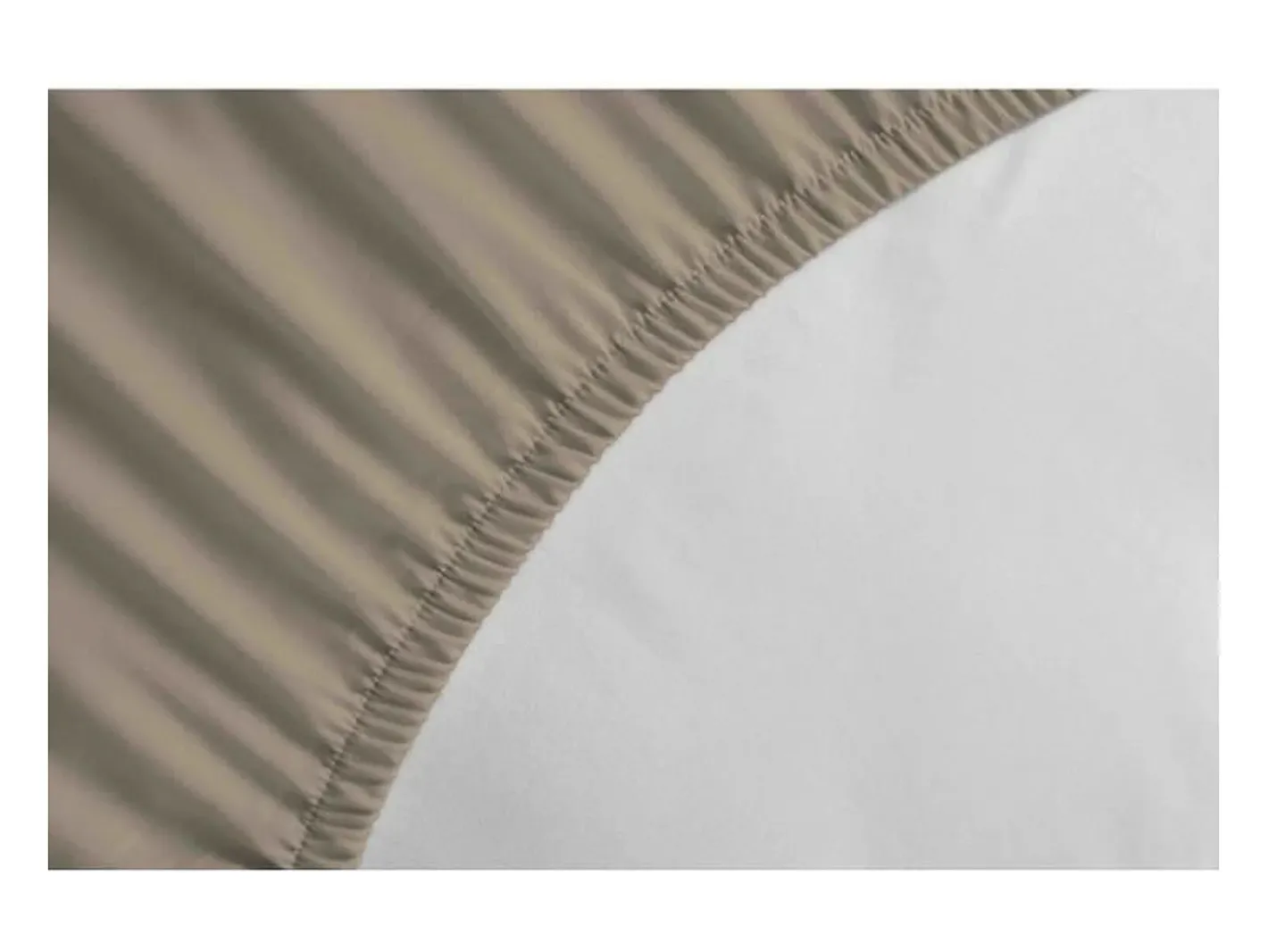Discount Sábana bajera 100% algodón 140 x 190 x 25 cm Beige