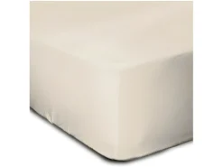 Sábana bajera ajustable -140 x 190 + Capota 35 cm Beige