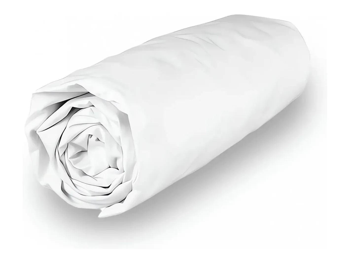 Soleil d'ocre Ropa De Cama-Sábana bajera de polialgodón 180x200 cm PERCALE lino, por Beige