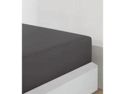 Blanc avenue Ropa De Cama-Sábana bajera jersey algodón-Antracita Gris antracita