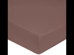 Clearance Blanc avenue Sábana bajera satén de algodón Rosa