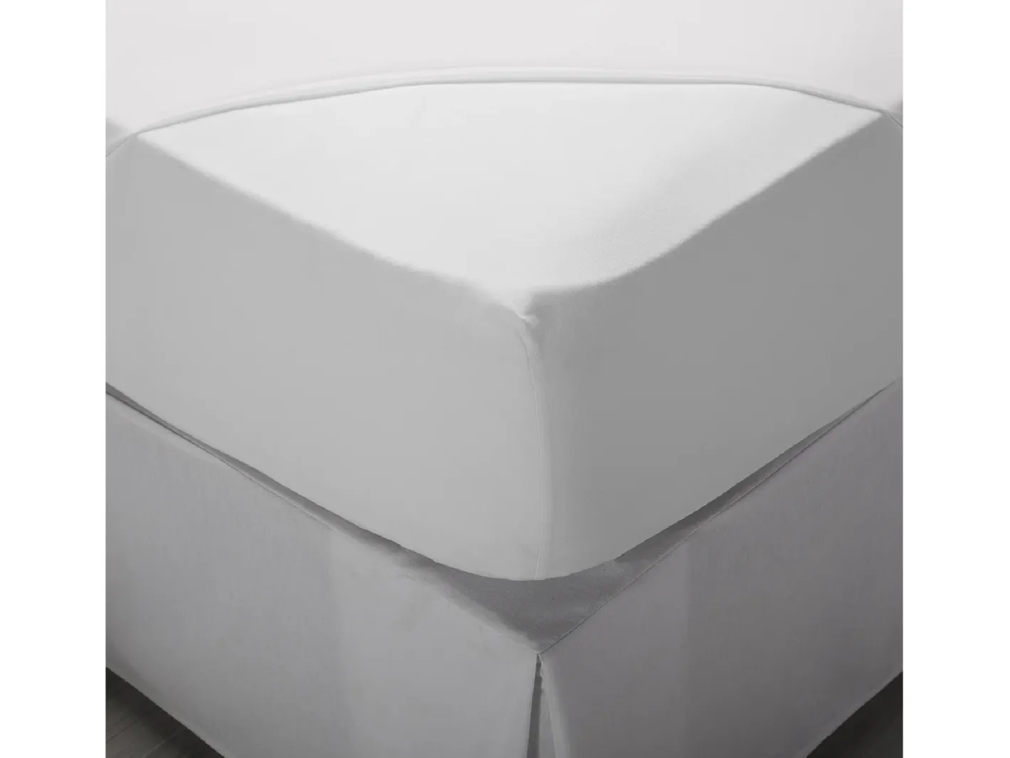 PIKOLIN Ropa De Cama-Sábana bajera 180x200cm| HOME| 100% Algodón| Ajustable Blanco