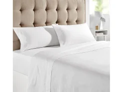 PIKOLIN Sábana bajera 105x200cm| HOME| 100% Algodón| Ajustable Blanco Sale