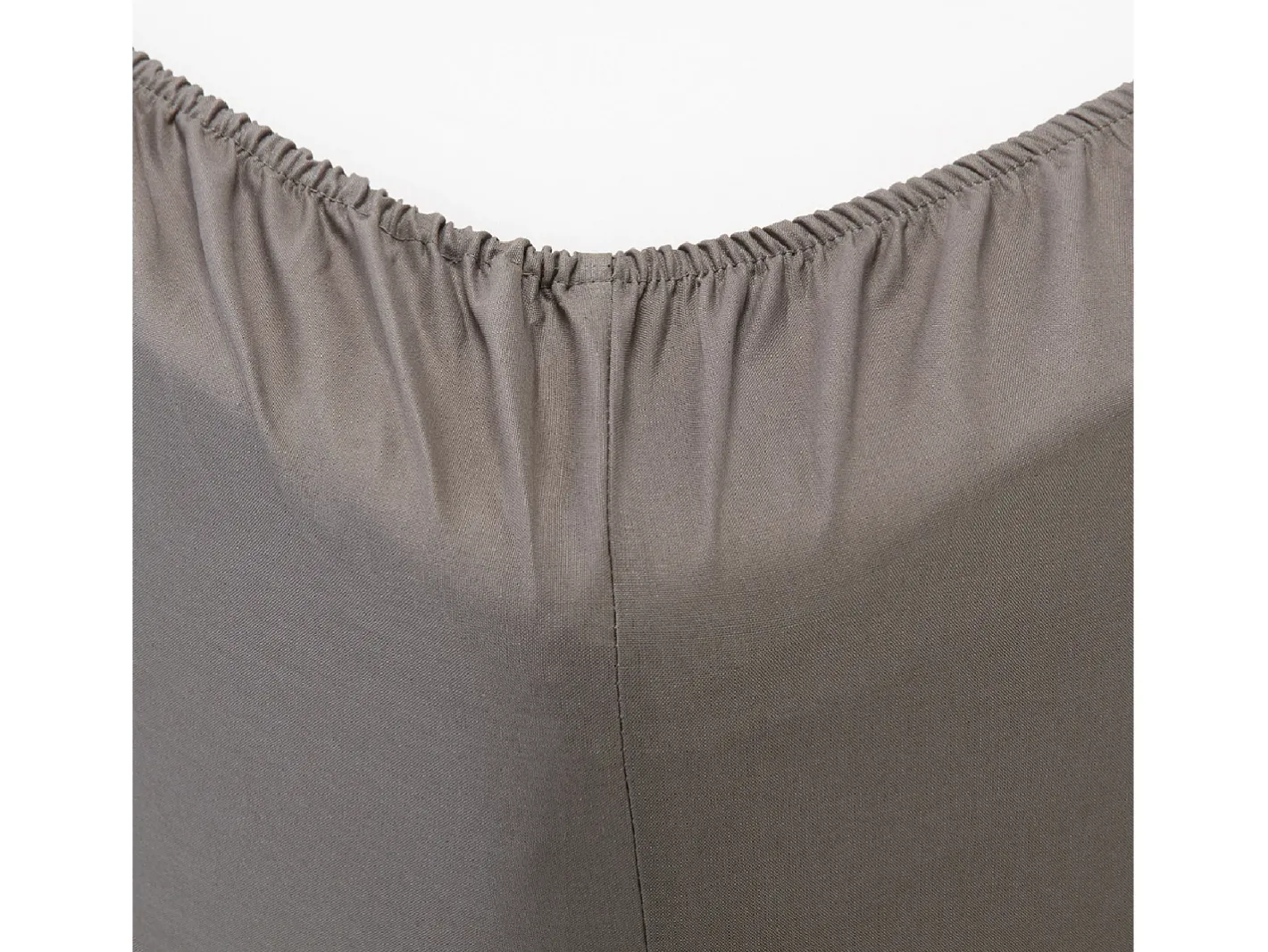 PIKOLIN Ropa De Cama-Sábana bajera 105x200cm| HOME| Algodón| Ajustable| 140 hilos Gris
