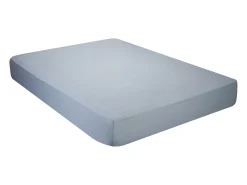 PIKOLIN Ropa De Cama-Sábana bajera 90x200cm| HOME| Algodón| Ajustable| Natural Blanco roto