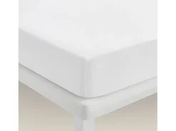 PIKOLIN Sábana bajera y protector colchón 135x196cm| PKH| 2 en 1| Impermeable Blanco Sale