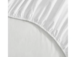 Clearance PIKOLIN Sábana bajera y protector colchón 105x196cm| PKH| 2 en 1| Impermeable Blanco