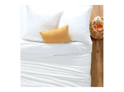 Clearance Atmosphera Sábana encimera algodón blanc 90x190cm Blanco