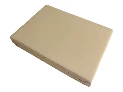 Blanc avenue Sábana encimera satén de algodón Beige New