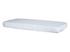 Sauthon Ropa De Cama-Sábanas ajustables 140x70 cm de algodón orgánico Blanco