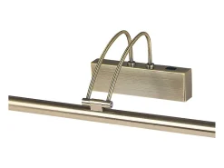 Searchlight 1 Ljus Justerbar Bild Vgglampa Antik Mssing Camel