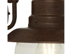 Searchlight 1 Ljus Utomhus Vgg Veranda Ljus - Rustik Brun Med Klart Glas Marru00f3n Sale