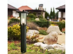 Searchlight 1 ltt utomhusstolpe (730 mm hjd) - svart med klart glas Negro Online