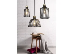 Discount Searchlight Bird Cage 1 Light Cage Takhnge Antik Mssing, Matt Svart, E27 Camel