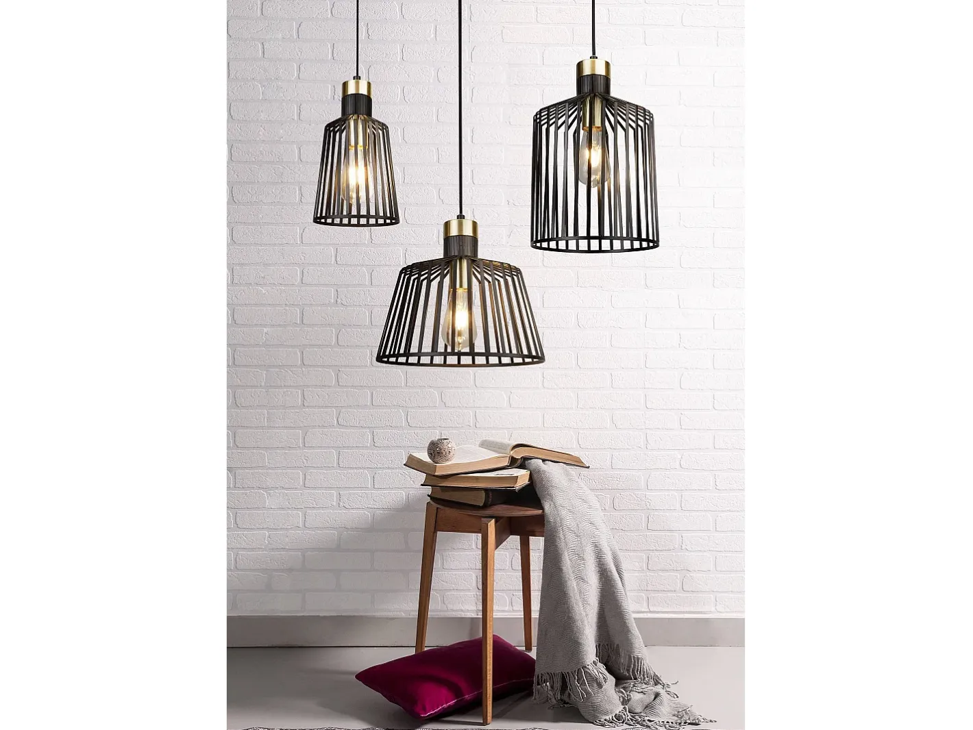Discount Searchlight Bird Cage 1 Light Cage Takhnge Antik Mssing, Matt Svart, E27 Camel