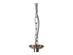 Searchlight Bistro 5 Ljus Multi Arm Takhnge Silver, Vit, E27 Transparente Online