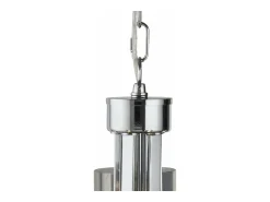 Hot Searchlight Catalina 5-ljus takhnge med flera armar krom, Smokey, glas, E14 Gris