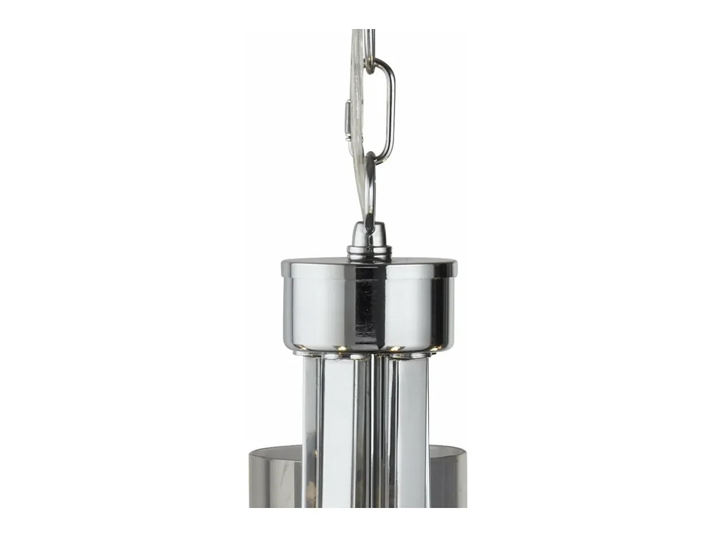 Hot Searchlight Catalina 5-ljus takhnge med flera armar krom, Smokey, glas, E14 Gris