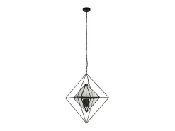 Hot Searchlight DIAMOND 3 ljus takhnge - svart med klarglaspaneler Negro