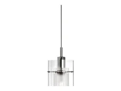 Best Searchlight Duo 1 taklampa krom, enkelglas, E14 Transparente